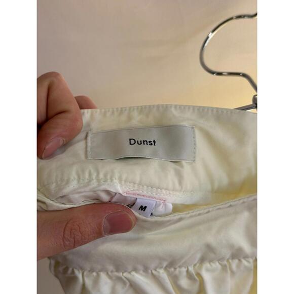 DUNST White Balloon Mini Skirt Size M with Stains - Picture 6 of 8